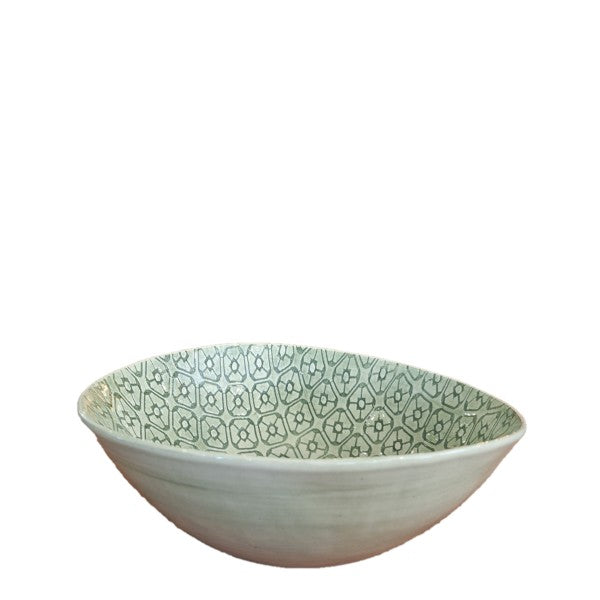 Small salad bowl, dark green
