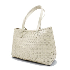 Dragon Diffusion Salvage Pearl woven leather handbag