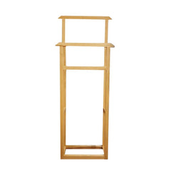 A two-tier wooden Sangkut Hanger with a solid ash construction