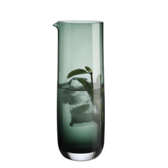 Sarabi Carafe 1200ml Green with a shiny finish, suitable for serving beverages, by ASA selection