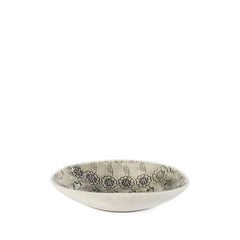 Small Etosha Dish Black with decorative pattern, by Wonki Ware