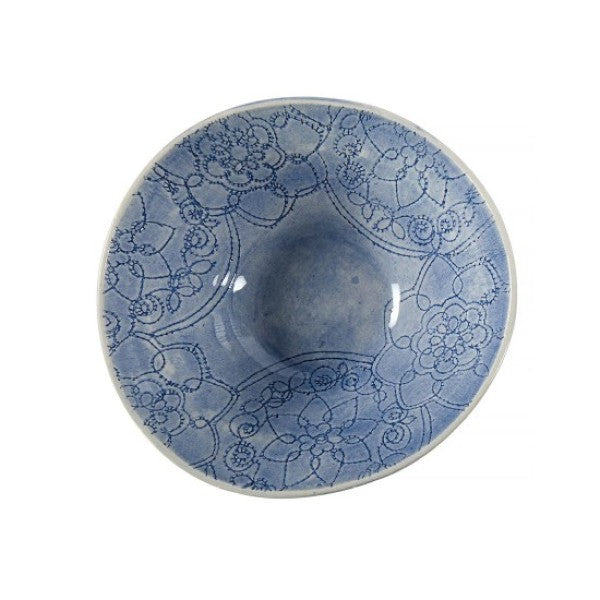 Organic soup bowl, blue