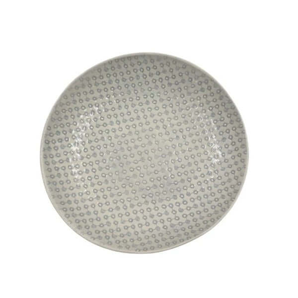 Medium Spaghetti Bowl Duck Egg with decorative pattern, by Wonki Ware