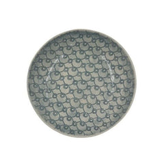 Medium Spaghetti Bowl Marine with decorative pattern, by Wonki Ware