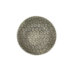 Small Spaghetti Bowl Black with decorative pattern, by Wonki Ware