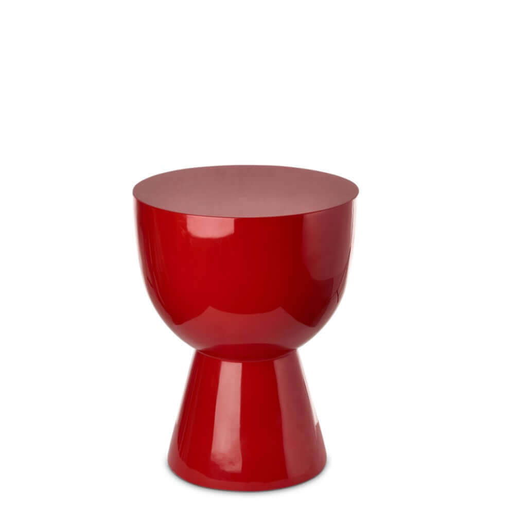 Tip Tap Stool Rust Red by Pols Potten