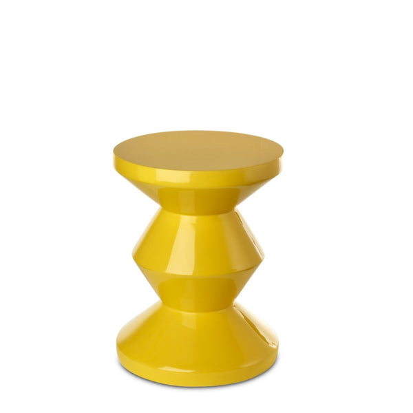Zig Zag stool yellow