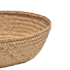 Iraca bowl small, plain / toasted