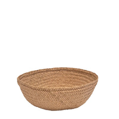 Iraca bowl small, plain / toasted