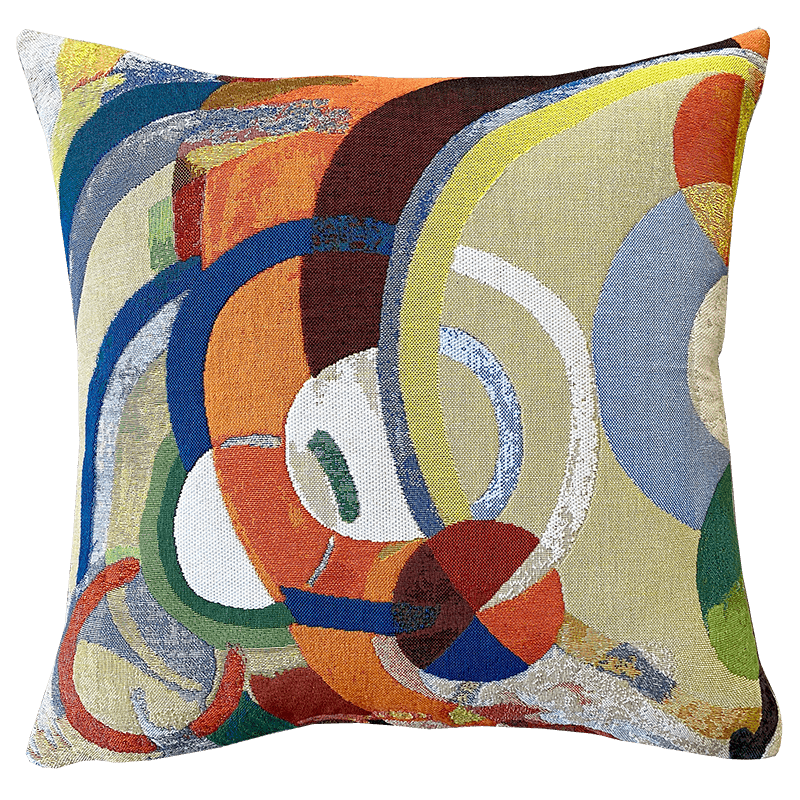 Delaunay cushion - Manège de cochons (1922)