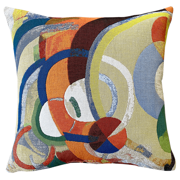 Delaunay cushion - Manège de cochons (1922)