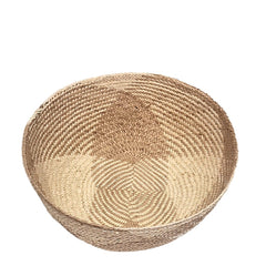 Iraca bowl medium, square / toasted