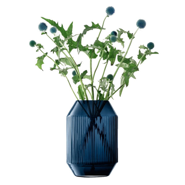 Rotunda Lantern/Vase H26cm Sapphire