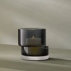 Tier Lantern/Vase H13.5cm Slate Grey