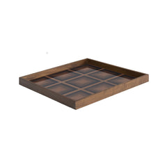 Ink Squares glass tray large