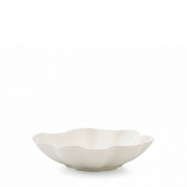 Floret Medium Serving Bowl - Creamy White