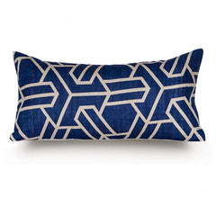 Anvers Blue Cushion 23x47cm