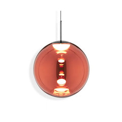 Globe LED Pendant 50cm Copper
