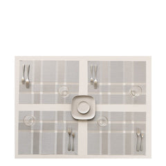 Interlace Placemat - Silver