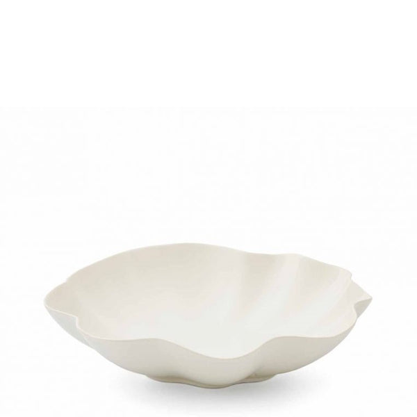 Floret Large Serving Bowl - Creamy White