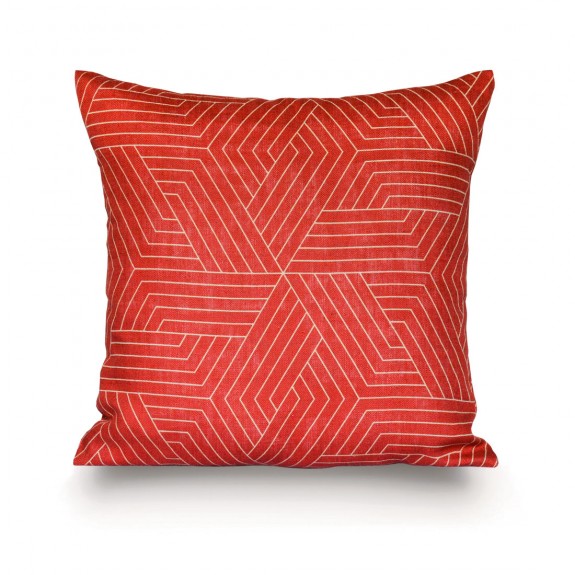 Tallinn Red Cushion 37x37cm